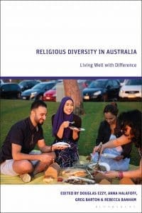 The front cover of the 2024 book Religious Diversity in Australia, co-edited by Dr. Anna Halafoff.
